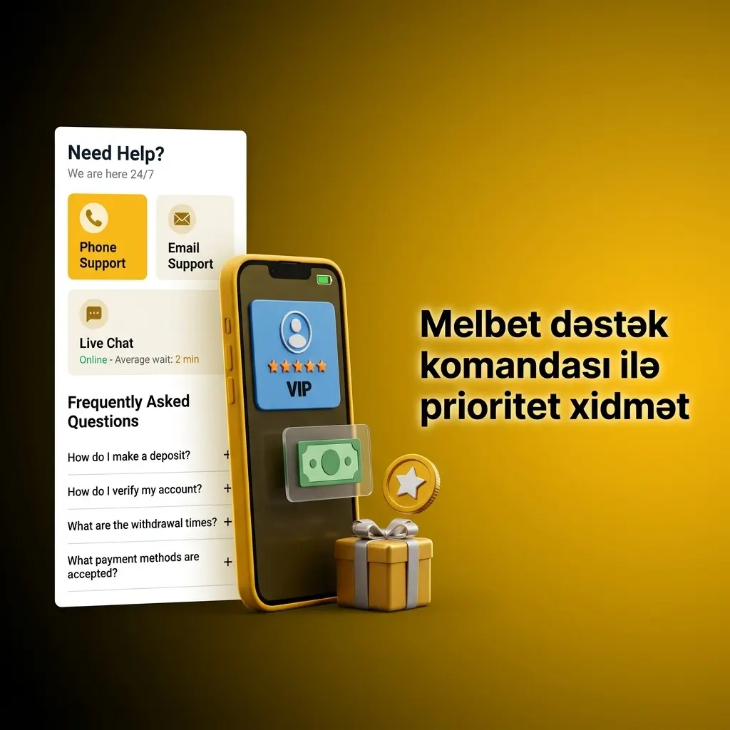 Melbet prioritet dəstək xidməti, VIP hesablar üçün fərdi menecer və rəsmi əlaqə kanalları