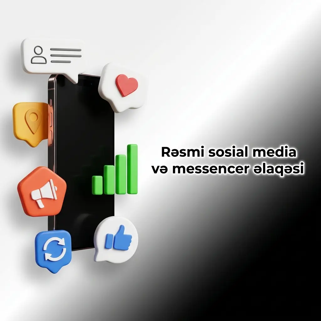 Rəsmi sosial media və messencer dəstəyi üçün təhlükəsiz əlaqə kanalları və məxfi məlumat paylaşmamaq tövsiyəsi