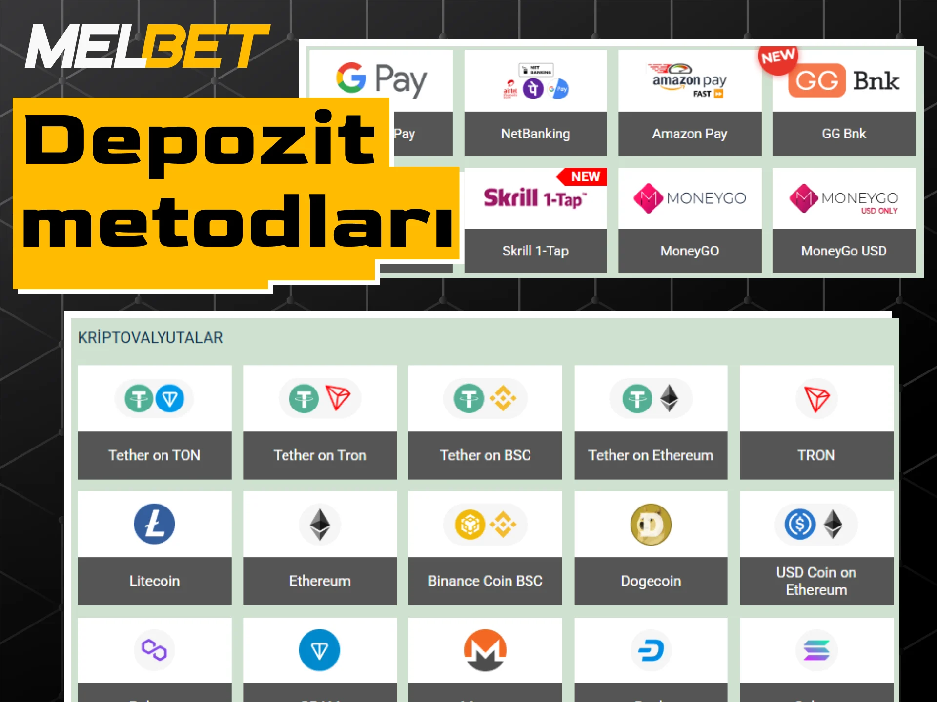 Azərbaycanda Melbet balansını artırmaq üçün ən populyar depozit metodları.