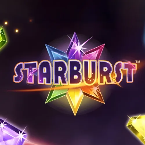Melbet onlayn kazinosunda NetEnt provayderinin məşhur Starburst slot oyunu.